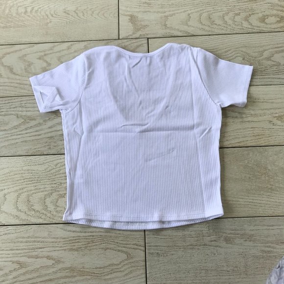 White Crop Top (Savannah Montano Brand) - Picture 5 of 5